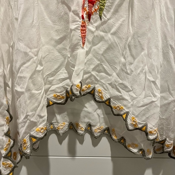 Johnny Was Festival Long-Sleeve Embroidered Georgette Tunic - Picture 11 of 14